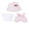 17CM Bucket Hat Underwear Hanging Blouse And Pants Doll Clothes