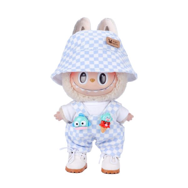 17CM Bucket Hat Underwear Hanging Blouse And Pants Doll Clothes