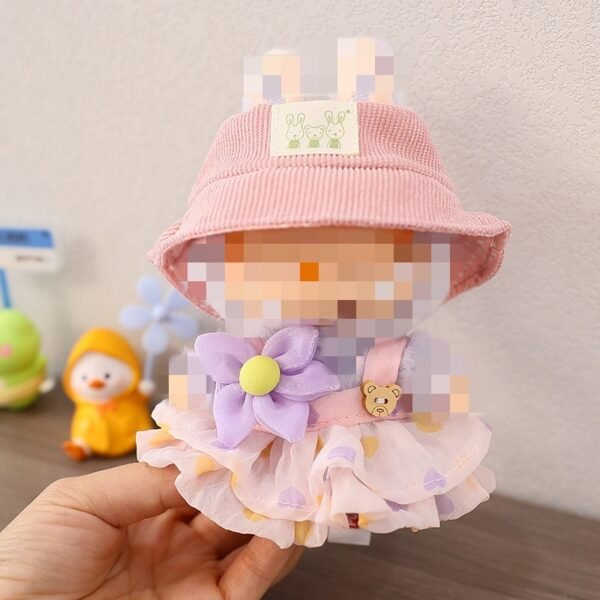 Pendant Clothes Doll Clothes Love Bear Dress